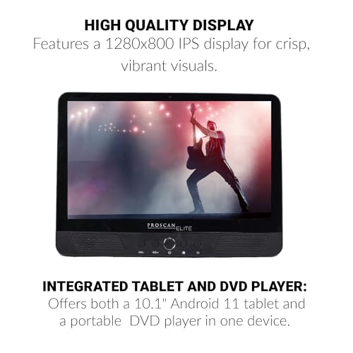 PROSCAN 10.1 INCH PELTDV1029 1280x800 LCD DVD Player