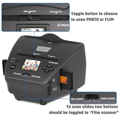 DigitPro Film Negative and Slide Scanner USB 1080P