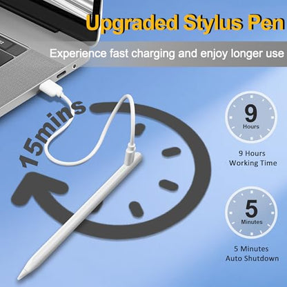 XIRON Stylus Pen for iPad 2018-2026 with Fast Charging and Palm Rejection
