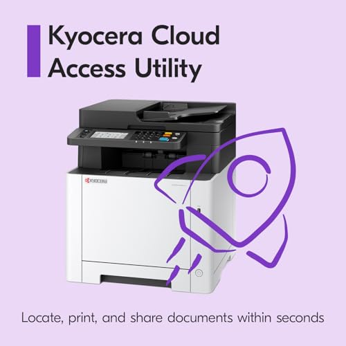 KYOCERA 16.2" D x 18" W x 16.4" H MA2600cwfx 1200 x 1200 dpi Laser Printer