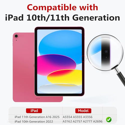 BERSEM 10.9 Inches iPad (11th / 10th Gen) Tempered Glass Screen Protector