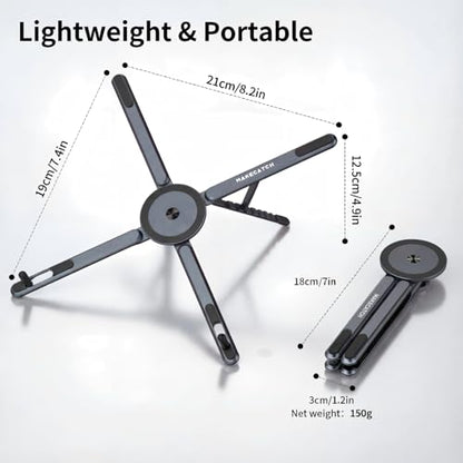 makecatch 7.13x2.28x0.78 inches MC-Stand-01 Adjustable Magnetic Laptop Stand