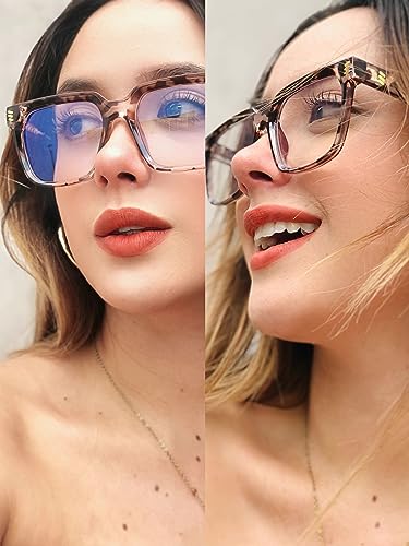 VISOONE 54MM Cougar_603BLB Full Rim Reading Glasses Blue Light Blocking