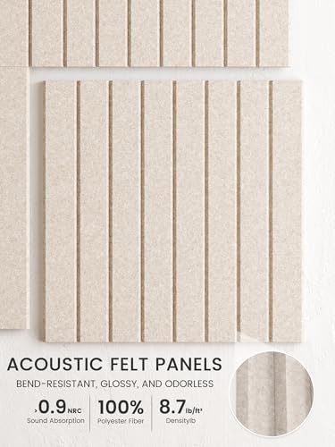 Bumusty 47.2" x 35.4" FZB-L-12-8L-BT-UK Wall-Mount Felt Bulletin Board 12-Pack