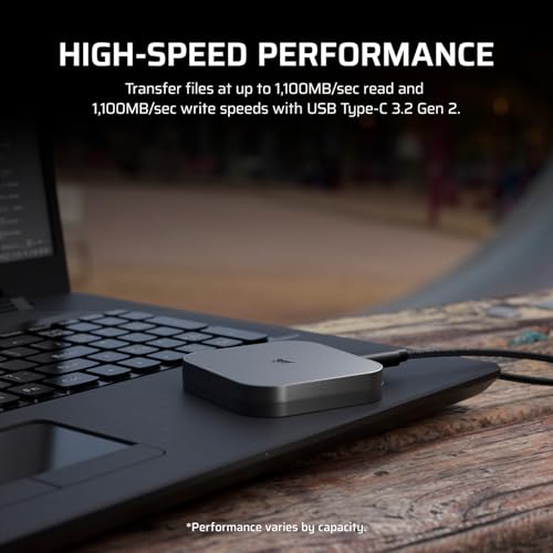 Corsair 1TB CSSD-EX300U USB 3.2 Gen 2 External SSD