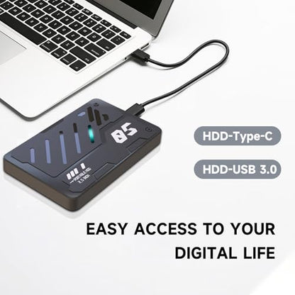 Tianken 320GB Portable External Hard Drive USB 3.1 SATA 2.5"