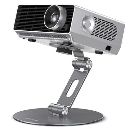BESIGN PS01 Tripod Projector Stand 1/4 inch Mounting Screw Gray Metal