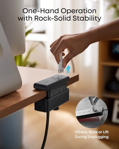 Anker 10 Outlet Power Strip with Surge Protection A9196 240V 291mA 70W Black