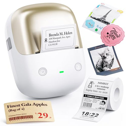 NIIMBOT B2 Pro Portable Thermal Label Maker 300 DPI Color Printing