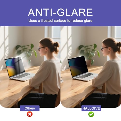 Halloive 13 Inch HH-MacBook 13-QJ Anti-Spy Privacy Screen Protector