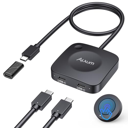 Alxum 20Gbps USB C Switch D1151A 8K@30Hz 4K@144Hz USB-C Switcher