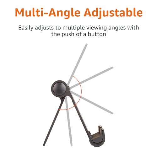 Amazon Basics 1.0 Count L6LSH002-CS-R Metal Portable Stand for Tablets and Smartphones