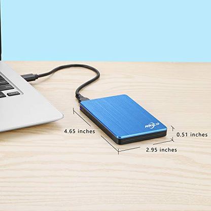 NRICO 500 GB External Hard Drive USB 3.0 2.5 Inch All-Platform Storage Solution