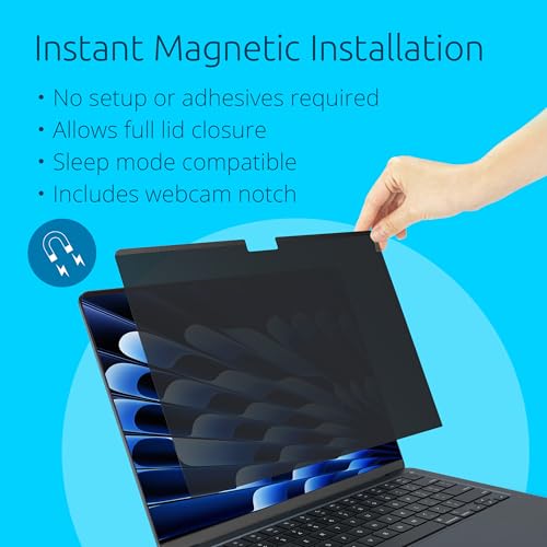Kensington MP136 13.6 inch K55424WW Magnetic Privacy Screen Filter Monitor