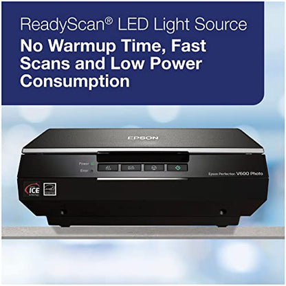 Epson 22.5"D x 7.5"W x 14.5"H Perfection V600 Film Scanner 9600 dpi USB CCD