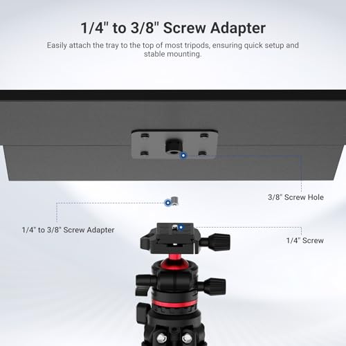 NEEWER 15x11 Metal Laptop Projector Tray Holder MS016A