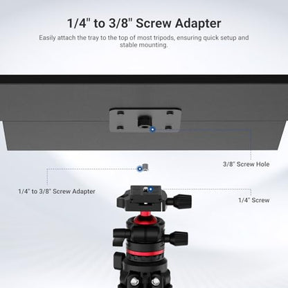 NEEWER 15x11 Metal Laptop Projector Tray Holder MS016A