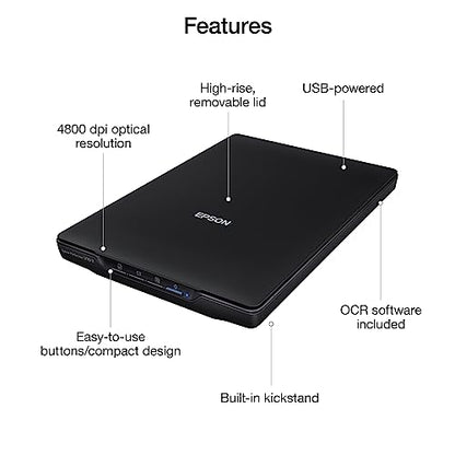 Epson Perfection V19 II Document Photo Scanner 4800 dpi USB