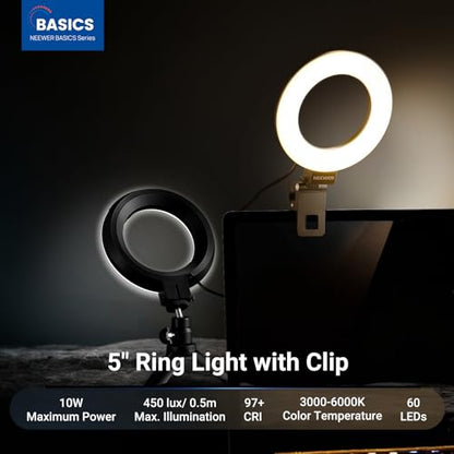 NEEWER 5" BR60 720p 60 LEDs On-Camera Video Light