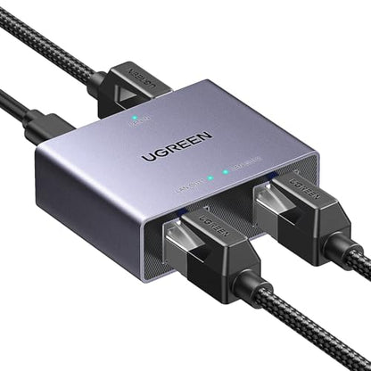 UGREEN 45311 Ethernet Splitter 2 Ports 1000 Mbps RJ45