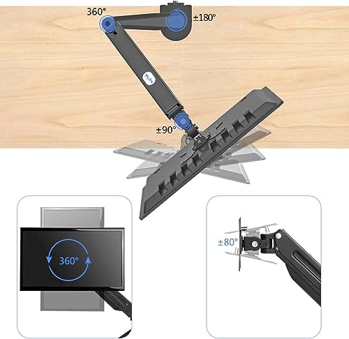 Suptek MD8B-1 Monitor Mount 17-35 Inches Adjustable Tabletop Arm