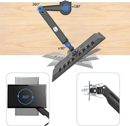 Suptek MD8B-1 Monitor Mount 17-35 Inches Adjustable Tabletop Arm