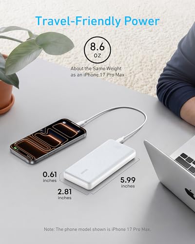 Anker 10000mAh A1229 USB-C Power Bank Portable Charger
