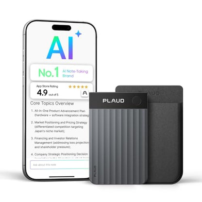 Plaud 0.95 Inches PN0300 WAV Mono AI Voice Recorder