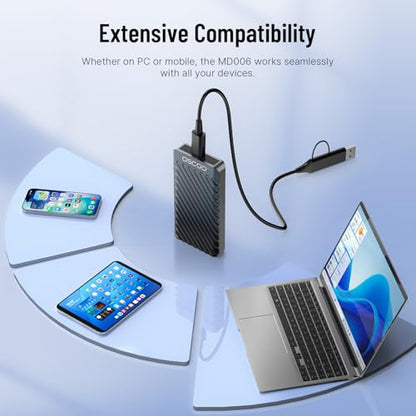OSCOO 1TB MD006 External Solid State Drive USB 3.0 2000 MB/s Portable SSD