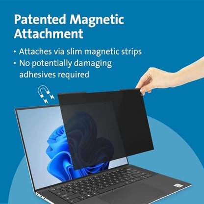 Kensington 14 inch K55254WW Removable Laptop Privacy Filter 16:10 Anti-Glare