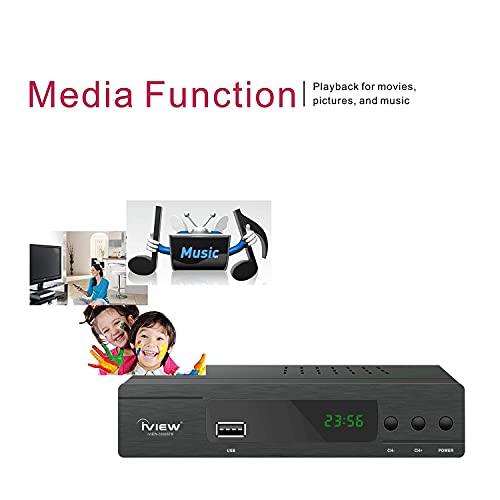 IVIEW 6.61" x 3.78" 3300STBA HDMI and USB Converter Box with 19 Pin Interface