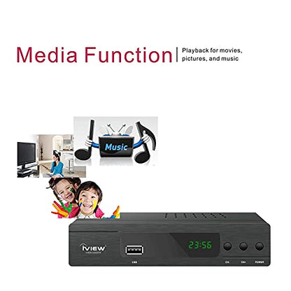 IVIEW 6.61" x 3.78" 3300STBA HDMI and USB Converter Box with 19 Pin Interface