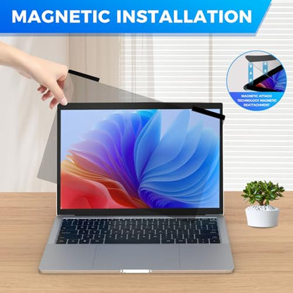 JEAPKA 14 Inch Magnetic Privacy Filter 12.2" x 6.18" Anti-Glare