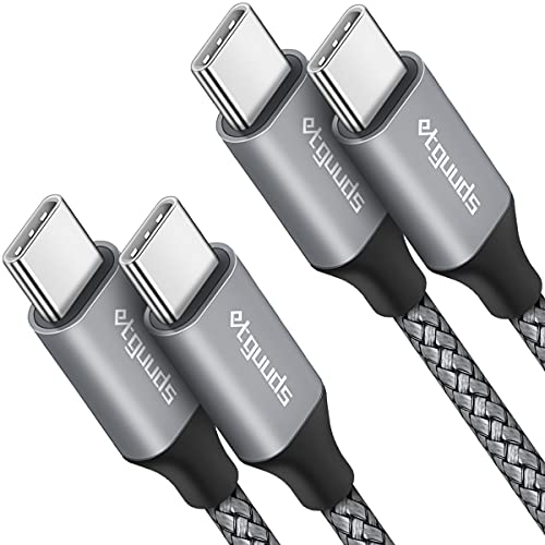 etguuds 3 Feet TC-CTC21 60W USB C to USB C Charging Cable