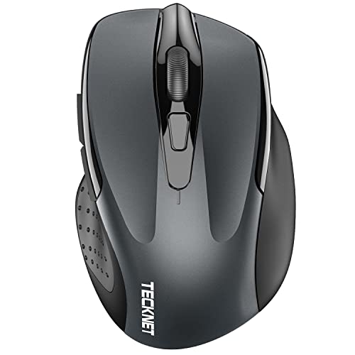TECKNET Wireless Mouse 865d0188-1581-442c-ab23-696633164807 Optical 4800 DPI 36 Months Silent Ergonomic Device