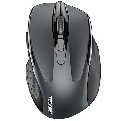 TECKNET Wireless Mouse 865d0188-1581-442c-ab23-696633164807 Optical 4800 DPI 36 Months Silent Ergonomic Device