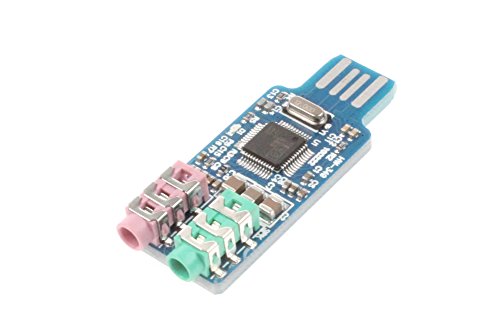 NOYITO 18g CM108 USB Sound Card Drive-Free External Module - Stereo - 5.1 Surround Sound