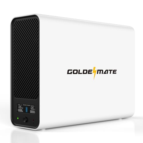 GOLDENMATE 1000VA 800W UPS 120 Volts 30 min runtime Tower Uninterruptible Power Supply
