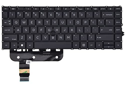 KBRPARTS 104 Keys USB Backlit Keyboard for HP EliteBook 840 G7, 840 G8, 845 G7, 845 G8, 745 G7, 745 G8, ZBook Firefly 14 G7, G8