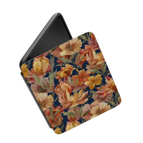 Casely Kindle Case | 7 inches | Model: Antique Floral | 2024 Compatible Devices | Vegan Leather | Lightweight Design