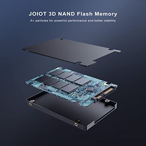 JOIOT 512GB X12-Black Internal Solid State Drive SATA III 2.5-inch 550MB/s Read 450MB/s Write