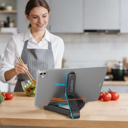 Aimai Forever AM-WB-04 Adjustable Gimbal Tablet Stand - Black - 0.07 kg - Tabletop Mount