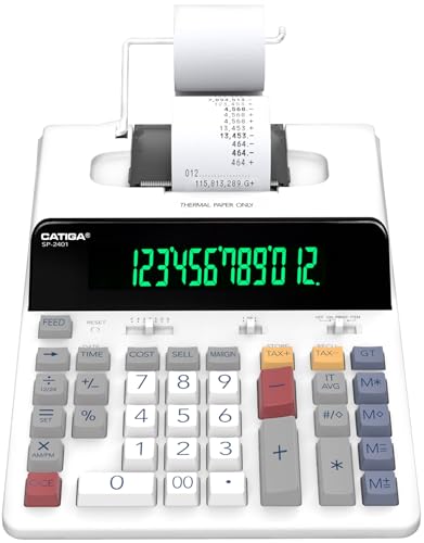 CATIGA 12 Digit SP-2401 Thermal Printing Calculator