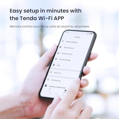 Tenda MW6 3PK Dual-Band Mesh Wi-Fi System 1200Mbps 6000 Sq Ft 3 Units