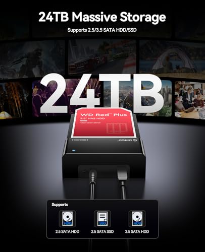 ORICO 3.5 Inch USB 3.0 to SATA Hard Drive Docking Station Model ORICO-6518US3-V2-UK-BK-BP