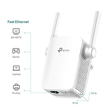 TP-Link N300 WiFi Range Extender (Model: ELCM) 300Mbps Single-Band 2.4GHz WiFi Extender