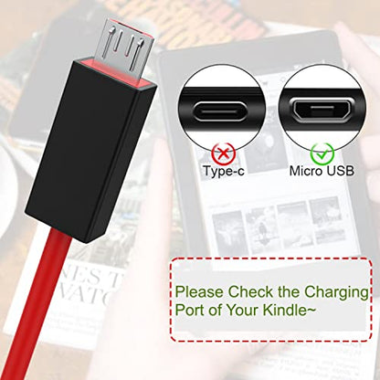 Saipomor 3ft Micro USB Charging Cable Model SA-CA-kindle-reader - Compatible with Kindle Fire HD and E-Readers
