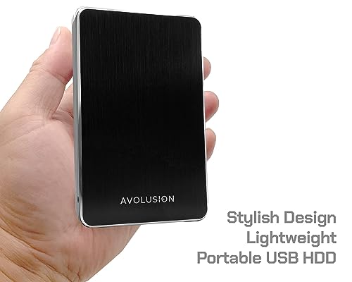 Avolusion M2 1TB External Hard Drive USB 3.0 7200 RPM 8MB Cache 2.5 Inch HDD
