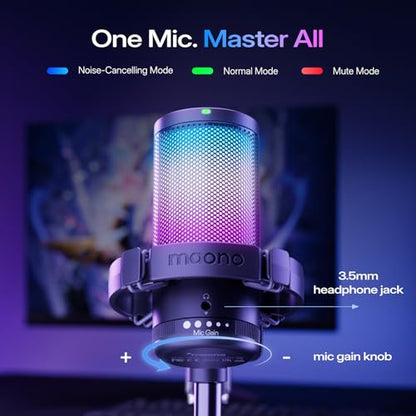 MAONO 16.57 x 3.86 x 6.38 inches DGM20S USB Type-C Condenser Microphone Plug and Play Unidirectional 24-Month