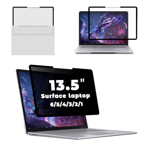 BROPGOD 13.5 Inch Surface Laptop Privacy Screen Filter - High Clarity Screen Protector with Anti-Glare, Anti-Fingerprint, and Scratch Resistant Features